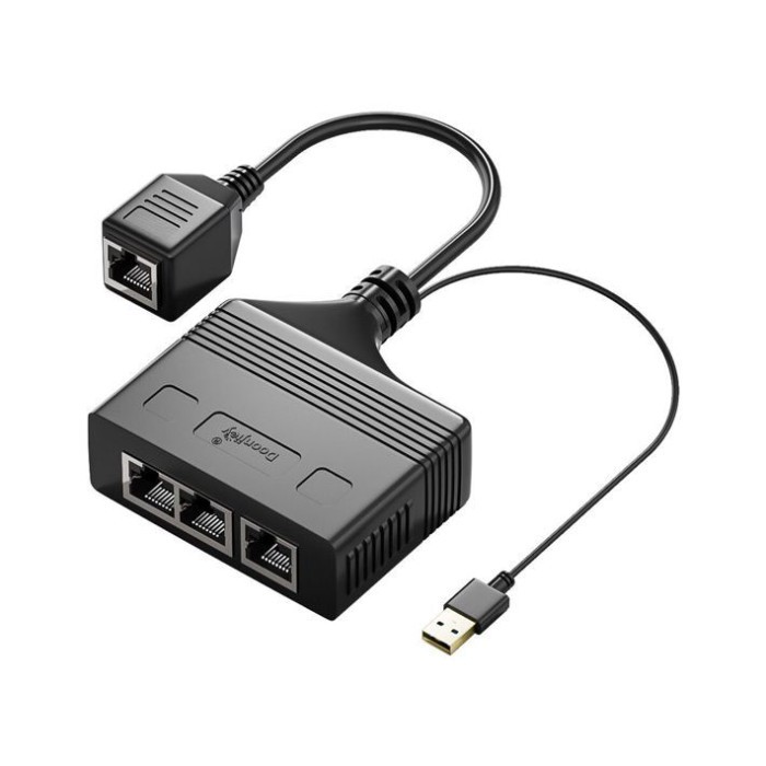 บรอดแบนด์ usb อินเทอร์เฟซสายเคเบิลเครือข่ายหนึ่งถึงสามสวิตช์เครือข่ายในครัวเรือนหลายพอร์ตแมวออปติคอล
