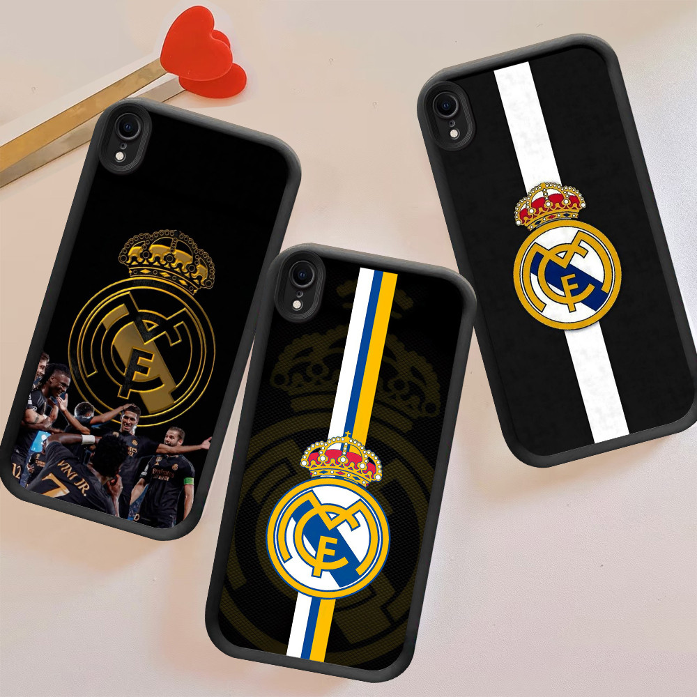 เคส SOFTCASE สําหรับ iPhone 7 8 6 XR X Plus FB-36 Real Madrid Club Football