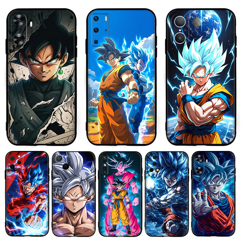 สําหรับ Huawei Nova 2i 2 Lite 3 3i 4E 5i 5T 7 10 SE 8i Y61 Cool การ์ตูนอะนิเมะ Dragon Ball นุ่มสีดํา