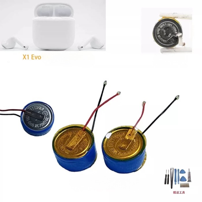 แบตเตอรี่ M1054S3 3.85V สำหรับ EDIFIER X1 Evo หูฟังบลูทูธ | แบตสำรองเทียบเท่าของแท้ เปลี่ยนเองได้ คุ