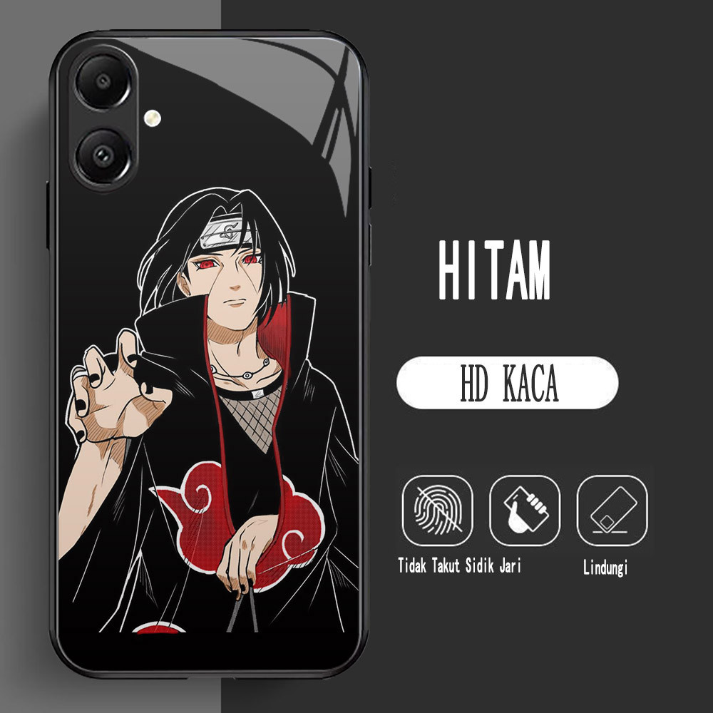 Y-4 Naruto Uchiha HD แก้วสําหรับ Samsung F04 A06 A03 Core A04 A04e A05 M04 5G กรณี