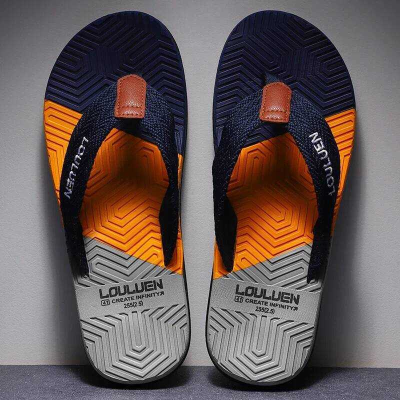 C Men Flip Ps Summer Beach Slippers Fashion Breathable Casual Beach Men Slippers Summer Outdoor