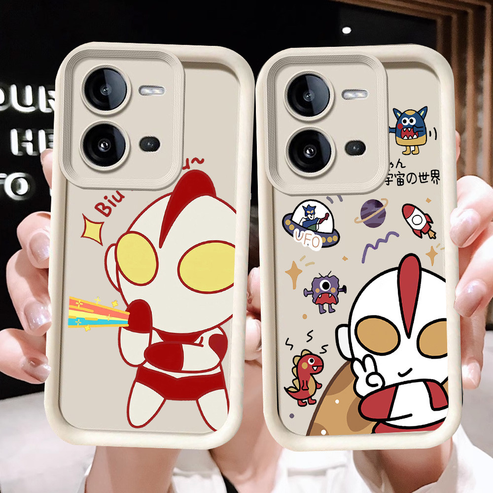 N-15 Ultraman Soft Casing สําหรับ VIVO Y28 Y28s Y17S V25 V25E