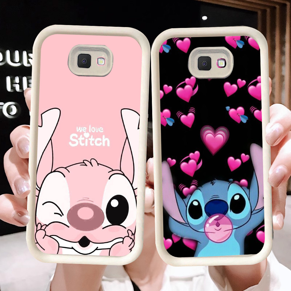 N-20 ปลอกนุ่มน่ารัก Stitch สําหรับ Samsung J6 J7 J2 J4 Prime Plus Pro