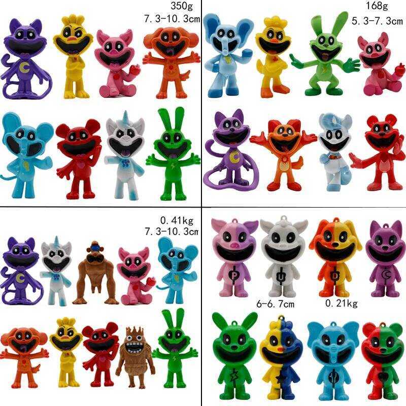 C Anime Nightmare Critters Smig Critters Figuras Chapter Catnap Catnat Game Figures 3-5 Inches PVC
