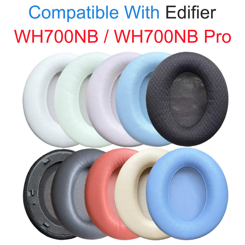 เปลี่ยนแผ่นรองหูฟังหูฟังเบาะรองนั่งสําหรับ Edifier WH700NB / WH700NB Pro ชุดหูฟังโฟมนุ่มแผ่นรองหูฟัง