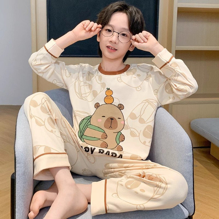Eid Mubarak ชุดเด็ก Boy หรือเด็กผู้หญิงแขนยาวรอบคอเด็กชุดนอนธรรมชาติสําหรับ 8 - 9 ปี