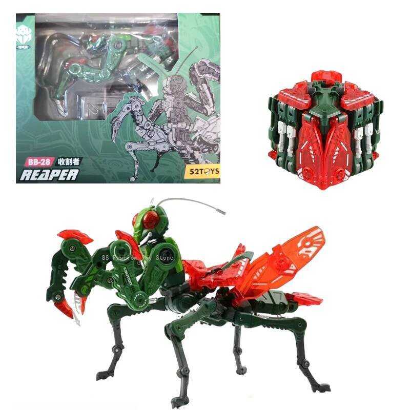 C In Stock Original 52Toys Beastbox Reaper Deformation Toys Mantis Converting Toys Deformable Actio