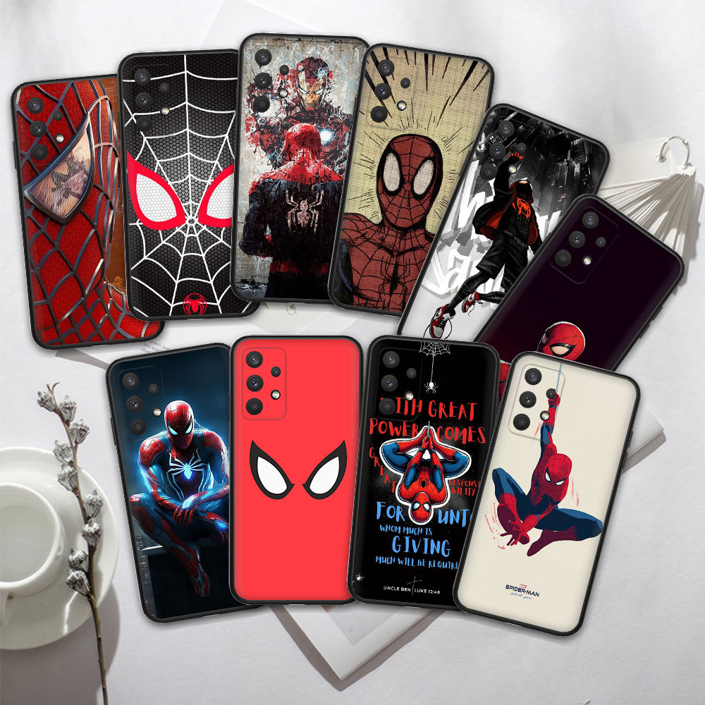 TPU ซิลิโคนเคสโทรศัพท์ Y8U5 Marvel Spider-Man Samsung Galaxy M14 M34 5G M54 F54 M51 M62 F62 M31 M31 