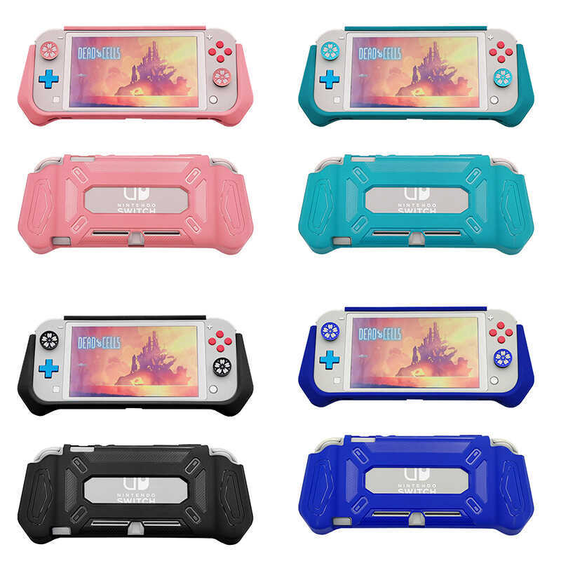 เหมาะสําหรับ switch Lite เกมคอนโซล TPU เคสป้องกัน NS Lite ครึ่งแพ็คป้องกันกรณี Lite อุปกรณ์เสริม