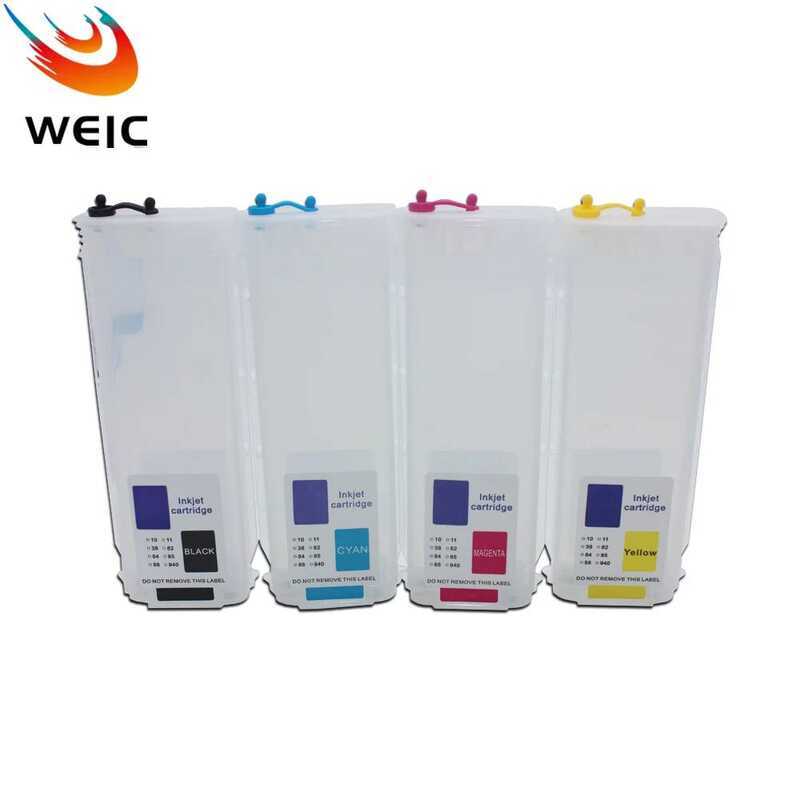 Ink Refillable Cartridge HP10 82 HP500 for HP Designjet 500 800 500PS 800PS Plotter with Perman
