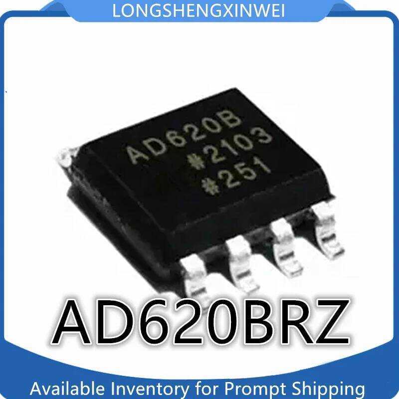 AD620ARZ 1PCS AD620A AD620BRZ AD620B SOP8 Original High-precision Instrument Amplifier IC Chip
