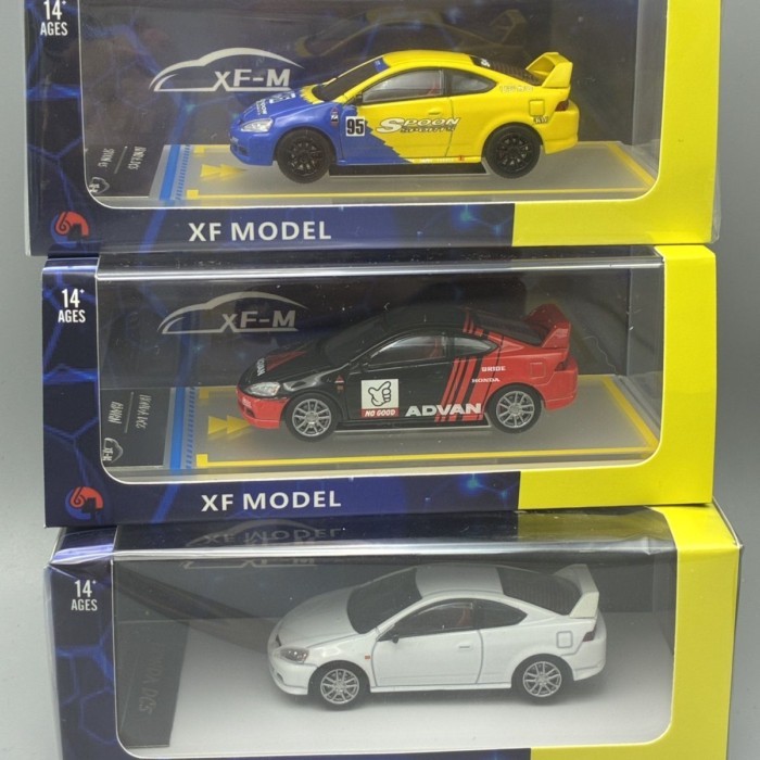 1/64 XF Honda DC5 Spoon Adi King Spoon type r Civic Alloy Car Model