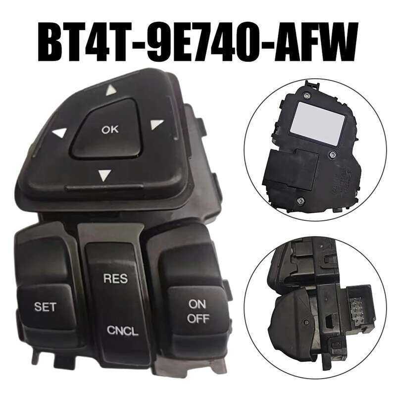 BT4T9E740AFW พวงมาลัยรถ Cruise Control Switch สําหรับ Edge Explorer Flex Auto Pro Zone
