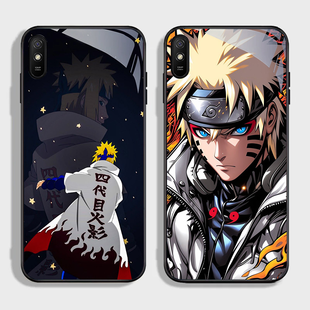 FB-49 Uzumaki Naruto HD แก้วกรณีปลอก Kaca สําหรับ Xiaomi Redmi หมายเหตุ 9A 12 13C A1 A2 8A 9i 7 9 Pr