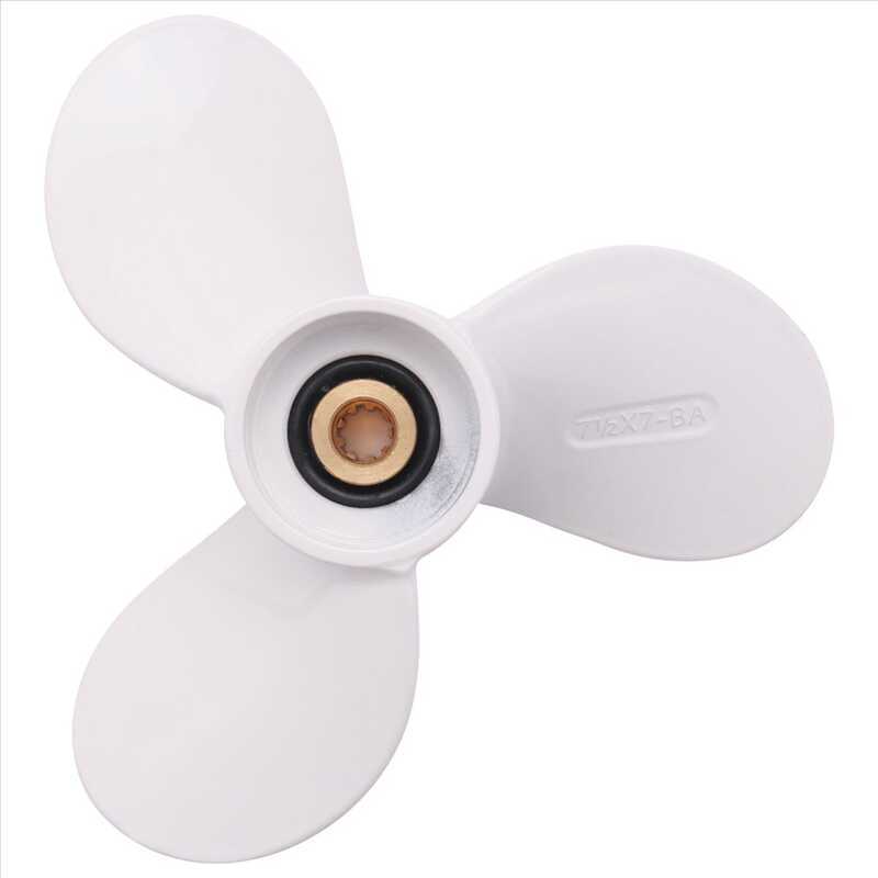 C (Lao2) 7 1/2X7 For 4Hp 5Hp 6Hp For Yamaha Tooth Spine Aluminium Propellers Outboard Boat Motors M