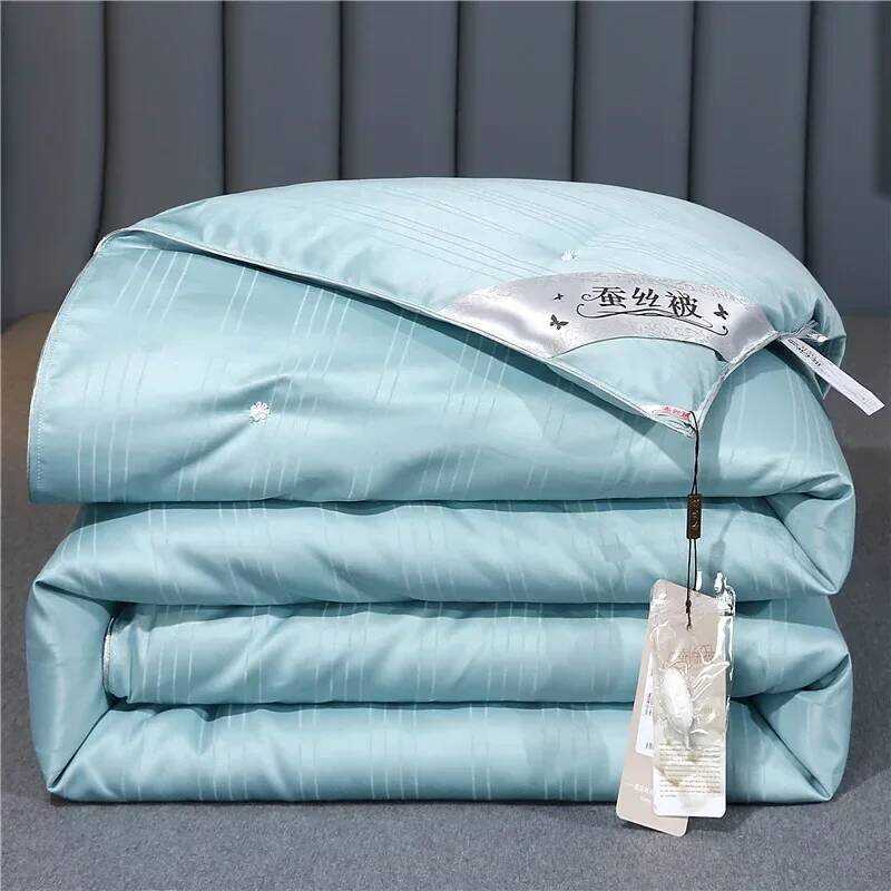 C Natural Mulberry Silk Duvet Ury Queen King Size Comforter Summer Winter Quilt Single Couple Beddi
