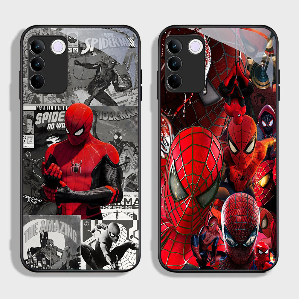 FB-47 Spider Man HD Glass Case สําหรับ VIVO Y29 Y03 V5 Y81 Y81i Y81S Y67 V50 Lite