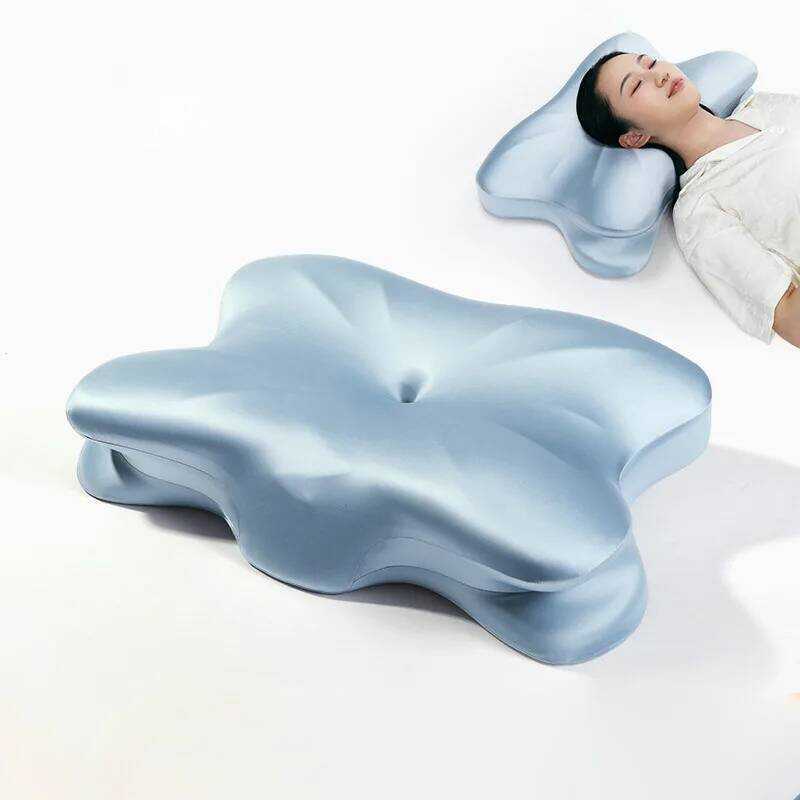 C Side Sleeper Pillow Anti Wrinkle Aging Pillow Memory Foam For Neck Pain Relief P Adjustable Conto