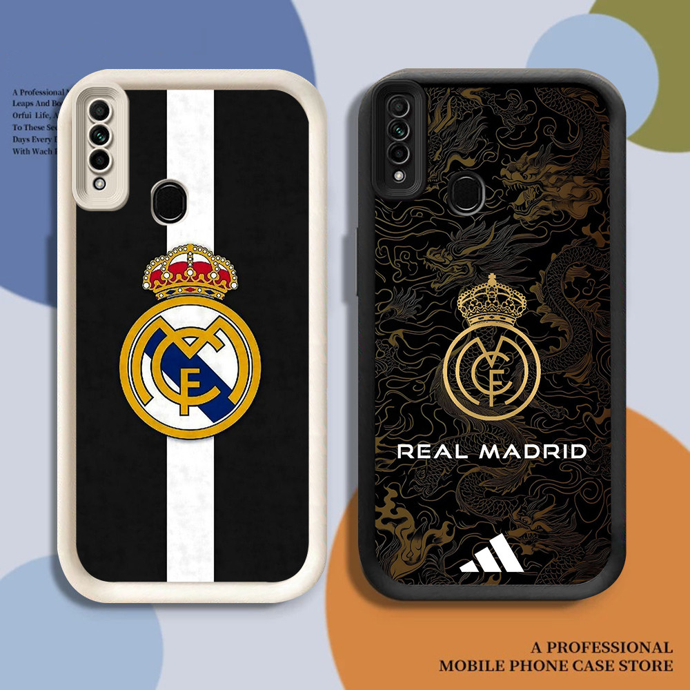 เคสสําหรับซิลิโคนสีดํา OPPO RENO A39 A83 A37 K9X 13F F5 F11 F21S Pro 5G FB-36 Real Madrid Club ฟุตบอ
