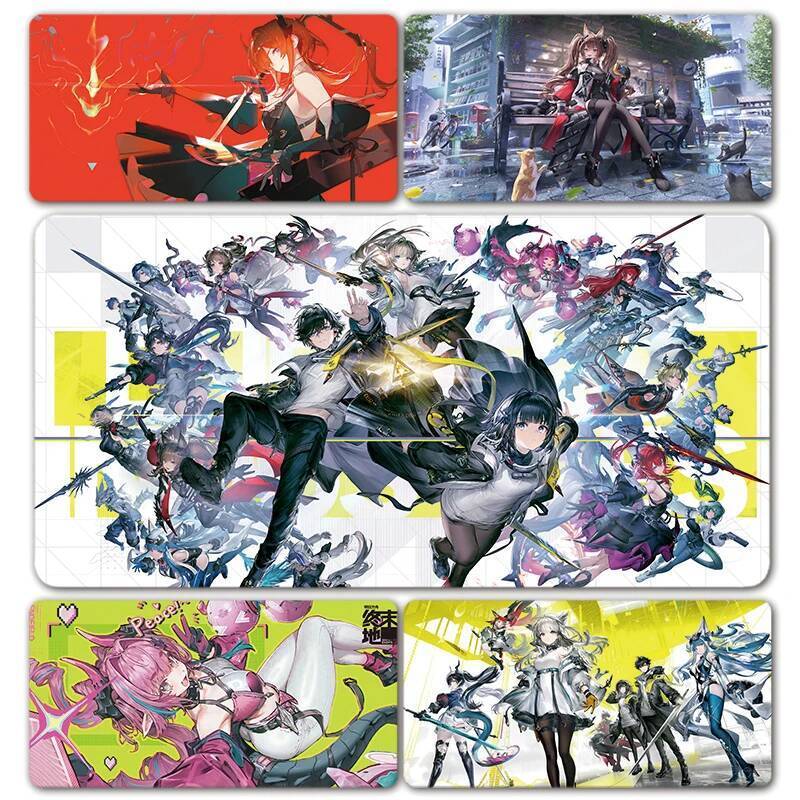 วิดีโอเกม Arknights Endfield Chen Qianyu Ember Laevatain Yvonne Gilberta Endministrator แผ่นรองเมาส์