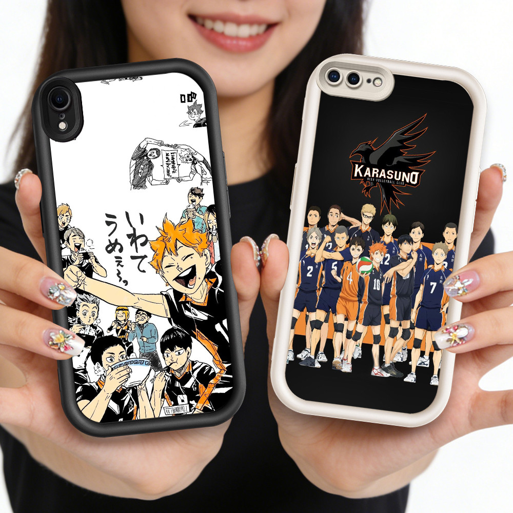 HP O-21 Haikyuu เคสโทรศัพท์ซิลิโคนสําหรับ iPhone XS 7 6 XR X 8 Max Plus