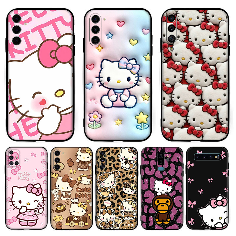SAMSUNG สําหรับSamsung A07 A17 A56 A36 A26 S25 Fe Edge Plus Ultraอะนิเมะการ์ตูนHello Kitty 5Y11 TPUซ