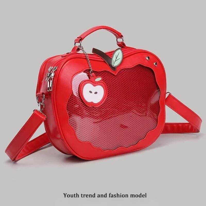 C Creative Women's Ita ,Original Cute Kawaii Ita Backpack,Apple Five Pointed Star Street Fashion Ha