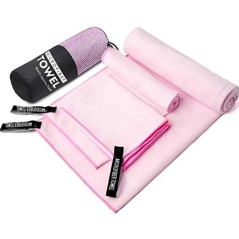 C Quick Dry Beach Towel, Microfiber Travel Towel,Fast Drying Towel Set For Camping, Beach, Gym, Spo