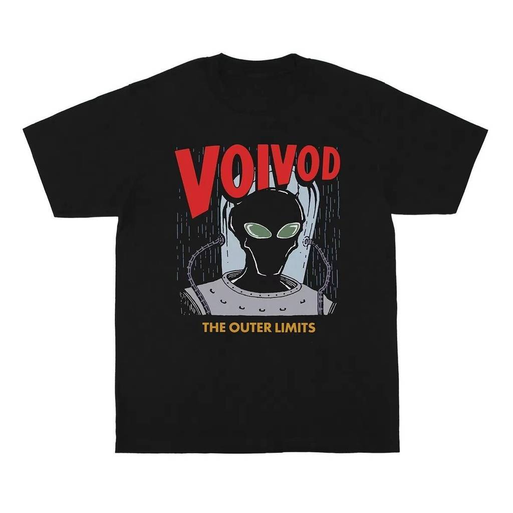 2026 เสื้อยืด Voivod The Outer Limits Thrash Progressive Metal Band Vektor Coroner เสื้อผ้าผู้ชายแขน