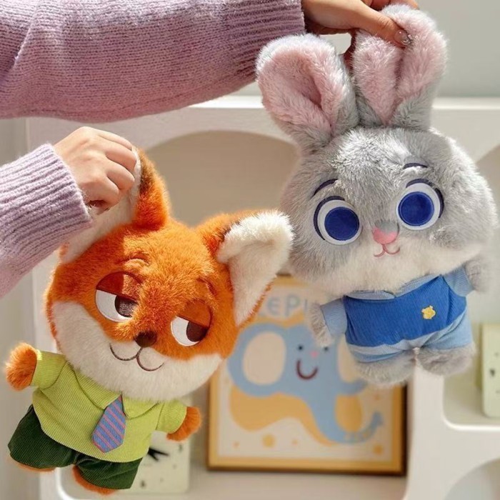 Crazy Animal Fox Doll City Judy Nick Doll Judy Plush Toy Rag Doll ของขวัญวันเกิดน่ารัก