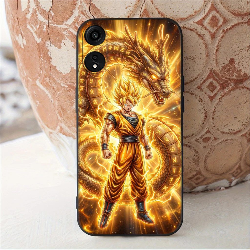 เคสการ์ตูนสีดำ สำหรับ OPPO A1 A98 F23 A3S A5 A3X A3 Pro A9 A5S A7 A8 A31 A12 12S A12E A15 A15S A16 A16S A7K thumbnail 4