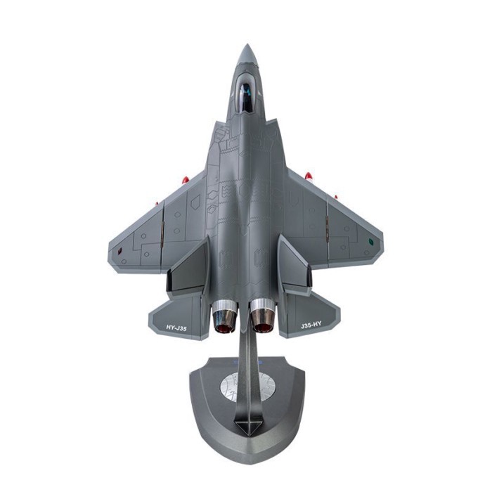 พร้อมสต็อก 1: 32 จีนลูกปัด Marine Exhibition J-35 Carrier Fighter j35 จําลองเครื่องบินรุ่นเครื่องประ