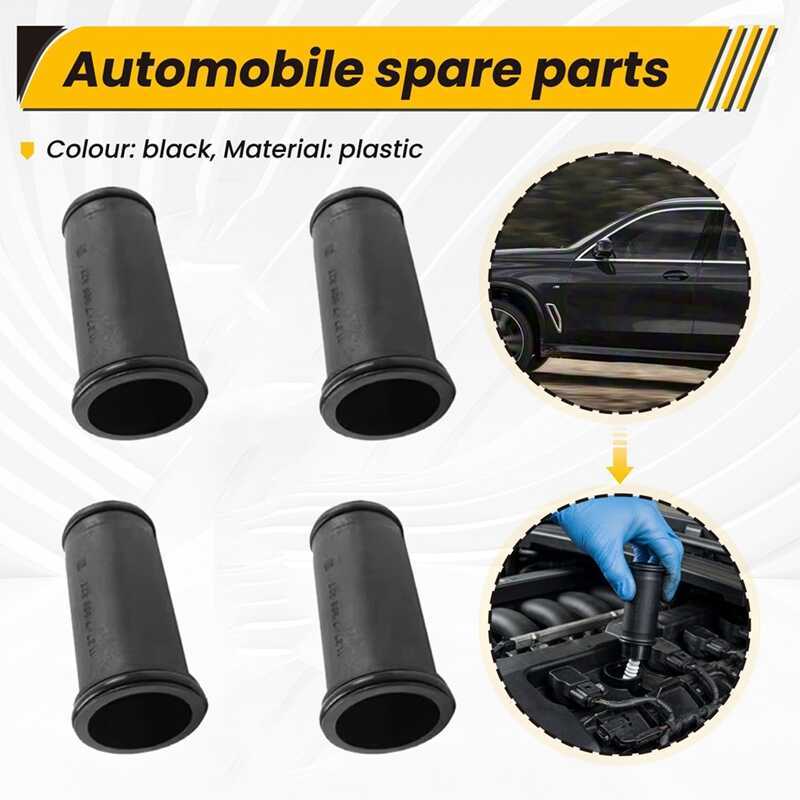 C [Lapurer]4Pcs Pipe Sleeve 1137750627 For 1 3 5' X1 X3 E81 E88 E46 E0 E84 X3 E83 118I 120I N42 N46