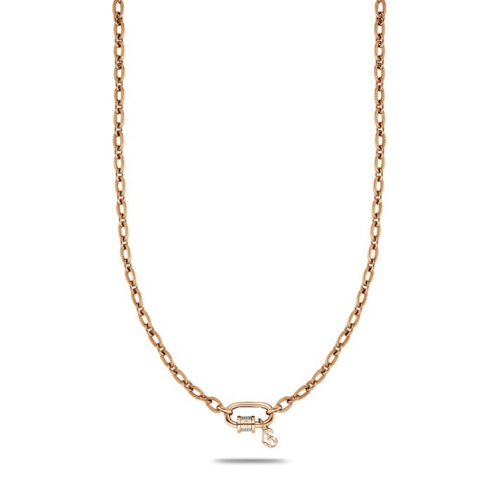 CHARRIOL สร้อยคอ 08-102-1139-29 Rose Gold PVD FOREVER LOCK Necklace