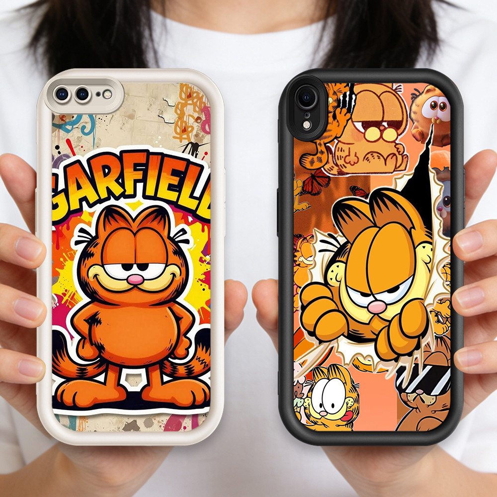 HP O-18 Garfield เคสโทรศัพท์ซิลิโคนสําหรับ iPhone XS 7 6 XR X 8 Max Plus