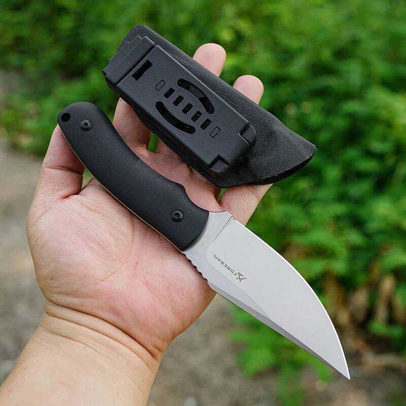C FORESAIL Dc53 Steel Blade Knife G10 Handle Sharp Fixed Blade Camping Tactics Outdoor Fish Cutting
