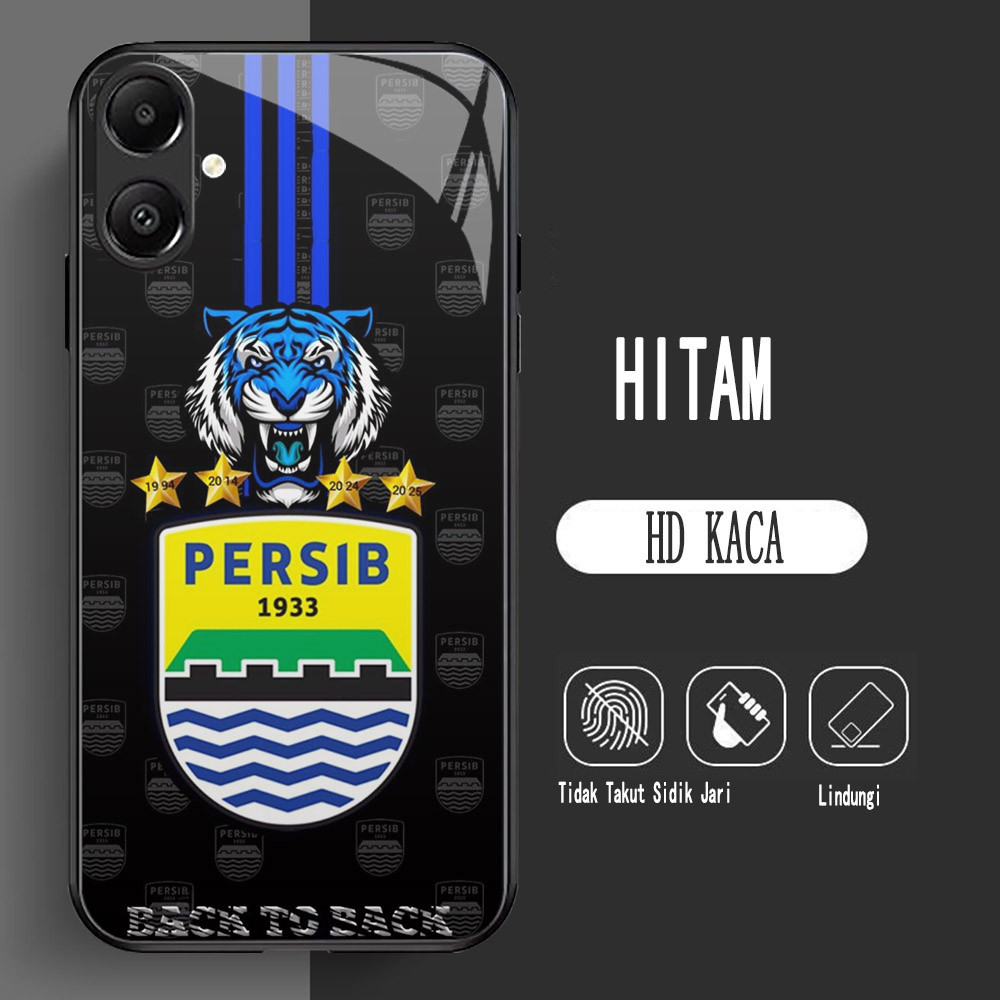 Y-21 Persib HD Glass Casing สําหรับ Samsung F04 A06 A03 Core A04 A04e A05 M04 5G Case