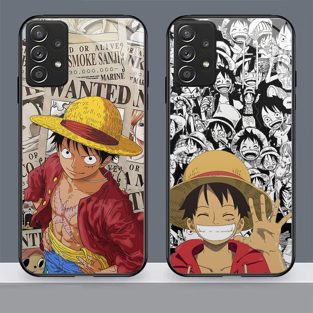 N-76 One Piece HD Glass Casing สําหรับ Samsung A32 A33 A53 A72 A73 A52S A23 A13 A52 5G กรณี