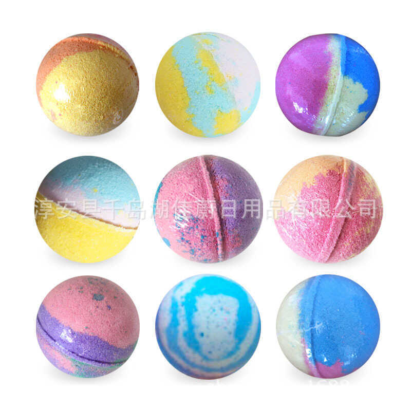OEM สีสันเท้า BATH Bubble Bomb คละสีระเบิด Ball BATH Ball BATH Salt Ball BATH Fizzer Bomb