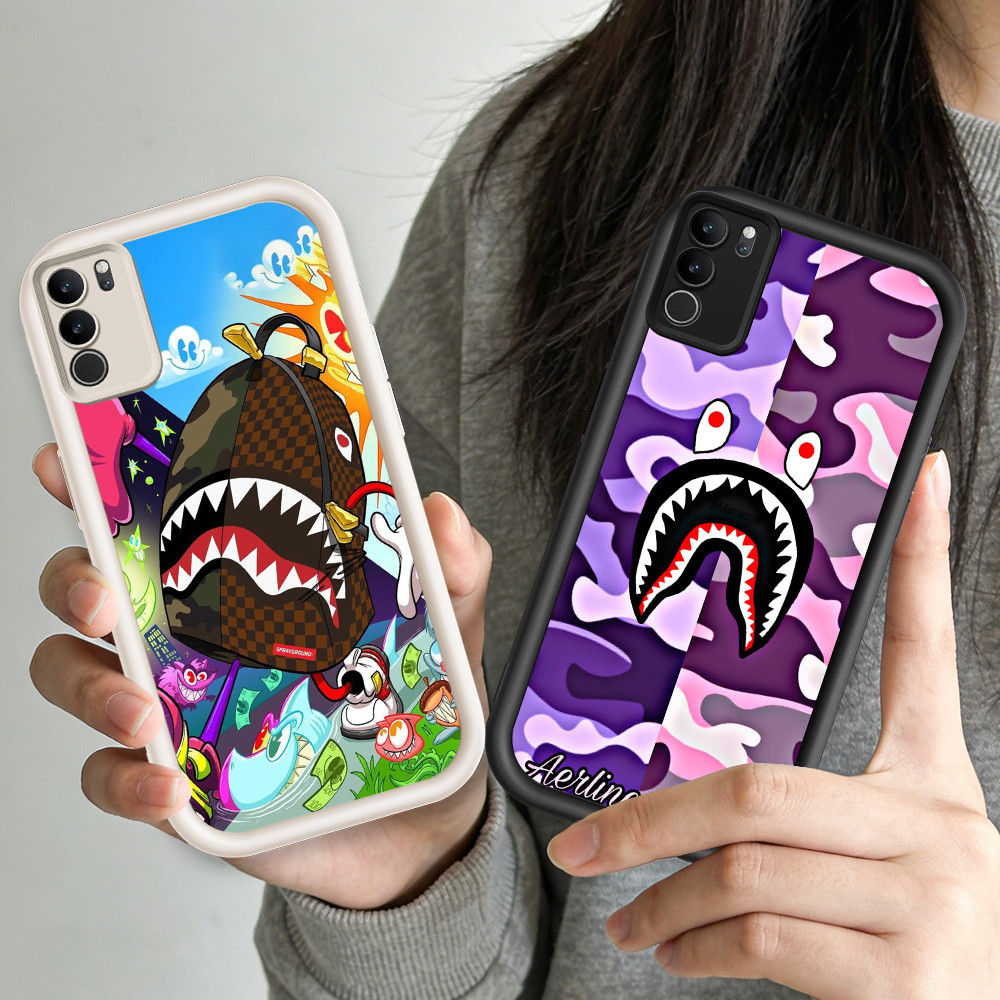 HP O-4 BAPE เคสโทรศัพท์ซิลิโคนสําหรับ VIVO Y300 V40 Y200 V50 Y19S Pro Lite plus 5G