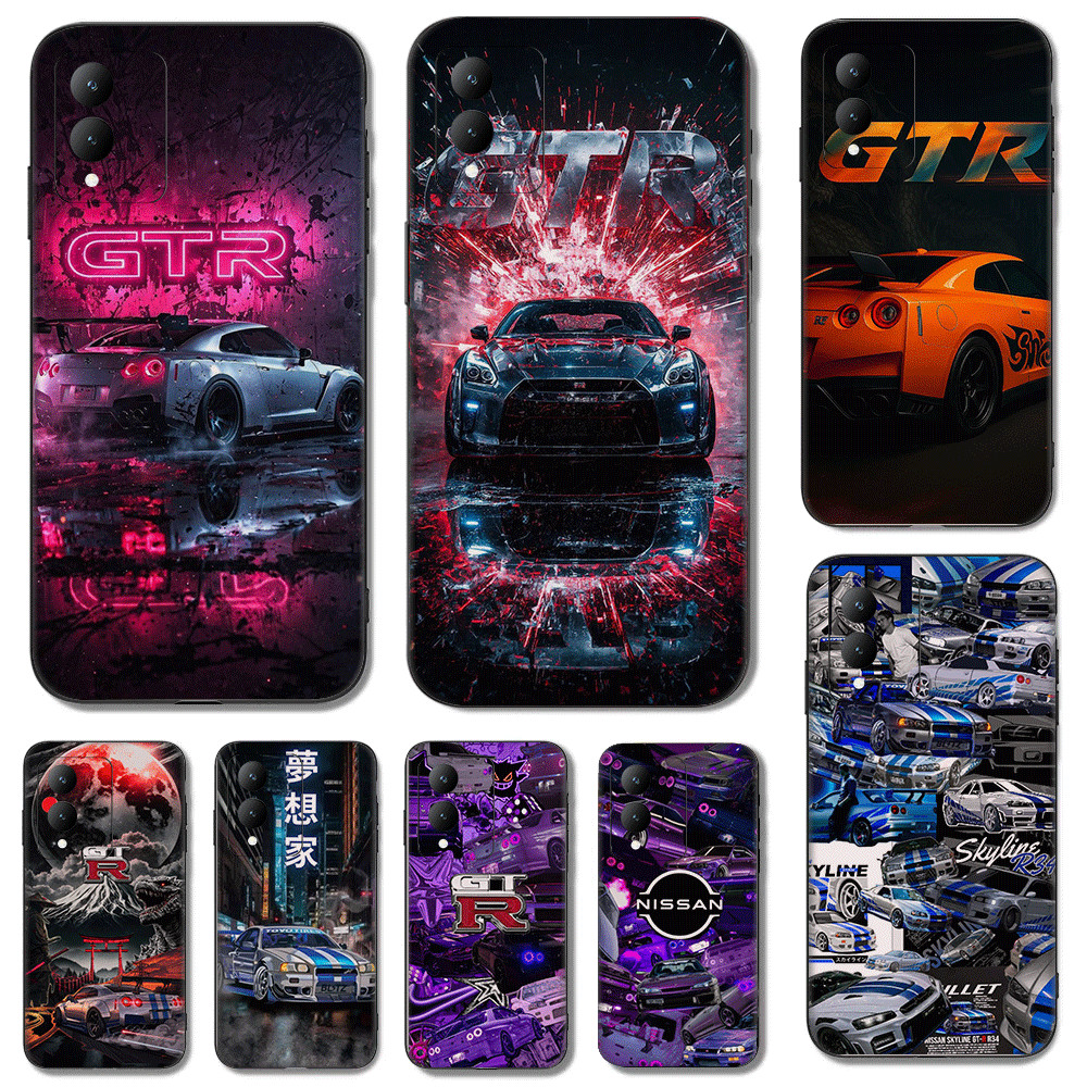 สําหรับ Vivo Y04 Y04S Y29S Y19 Y19E T4 Lite Y19S GT Y21D Y31 TPU เคสโทรศัพท์นุ่มฝาครอบป้องกัน nissan