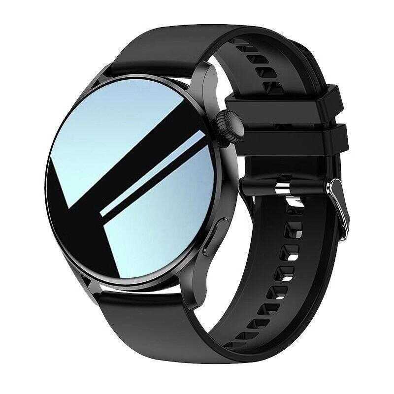 รุ่นยอดนาฬิกาสมาร์ทเทคโนโลยีสีดํา Alipay กันน้ํากีฬา Pedometer Running Multi-Function Watch