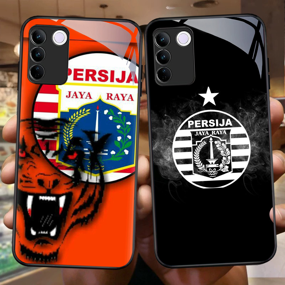 FB-34 Persija JAYA RAYA HD Glass Case Casing Kaca สําหรับ VIVO Y29 Y03 V5 Y81 Y81i Y81S Y67 V50 Lite