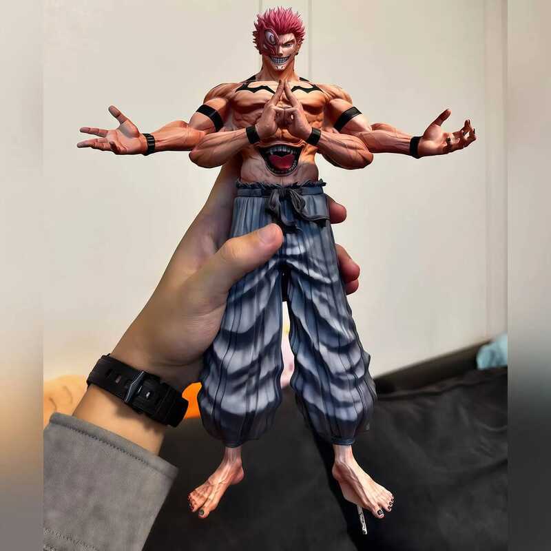 C HOT New Ryomen Sukuna Figure Jujutsu Kaisen Figures Pvc Collection Statue Model Room Ornament Dol