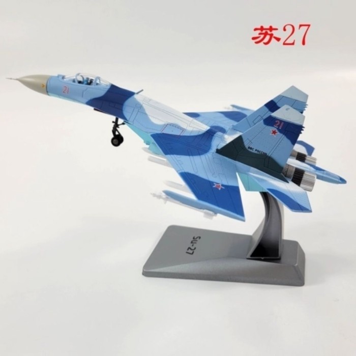 พร้อมสต็อก 1/100 รัสเซีย Fighter Su-27 Su-27 จําลองเครื่องบินทหารรุ่นผลิตภัณฑ์สําเร็จรูปคอลเลกชันเคร