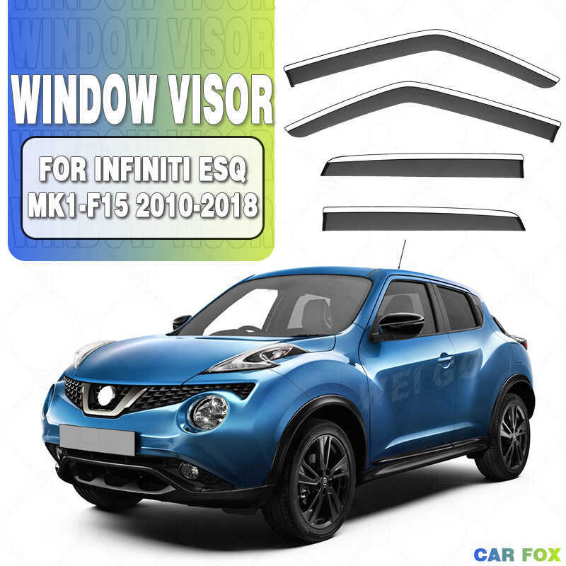 เหมาะสําหรับ INFINITI ESQ Rain Block Side Window Deflector INFINITI ESQ Window visor
