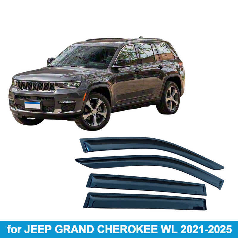 เหมาะสําหรับ JEEP JEEP GRAND CHEOKEE WL 2021-2025 Rain Block Side Window Deflector Rain
