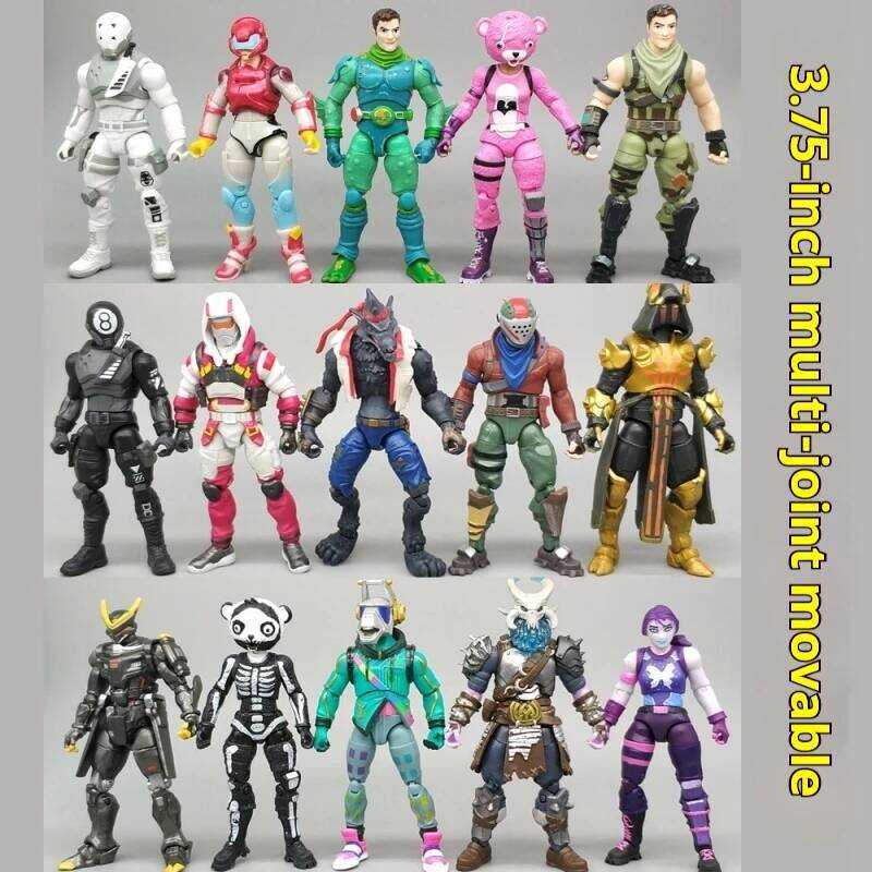 C In Stock Bulk 3.75" Action Figure Werewolf Ninja Soldier Mr. Tomato Special Forces Model Flexible