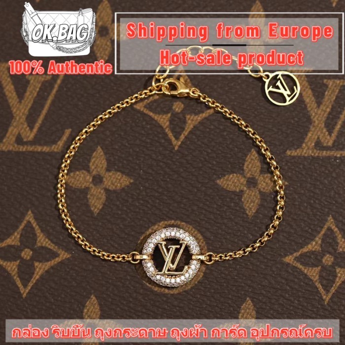 หลุยส์วิตตอง Louis Vuitton Louise By Night Bracelet LV สร้อยข้อมือ